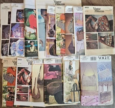 Vogue Craft Sewing Patterns Handbags Purses Totes Bags Large Variety