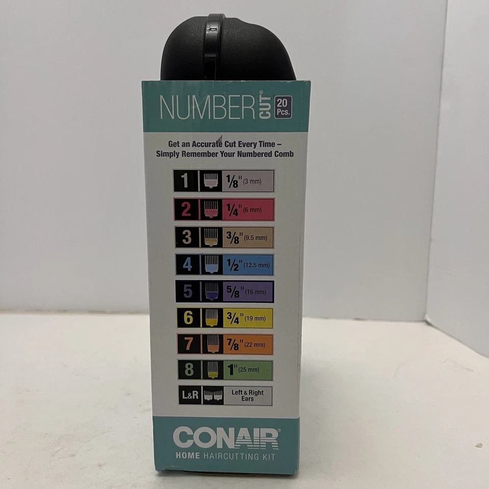 Conair Number Cut 20 Piece Haircut Kit HC408RN New in Box - Image 2 of 4
