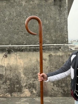 Wood CROZIER Polish Staff Crosier Bishop Quality Craftsmanship, 72'' Christmas U