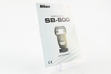 Nikon SB-800 Autofocus Speedlight Camera Flash Instruction Manual Book G514