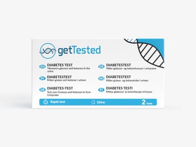 Diabetes Schnelltest   Urin-Test auf Glukose & Ketone