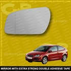 For Ford Focus wing mirror glass 04-07 Left Passenger side Aspherical Wide Angle
