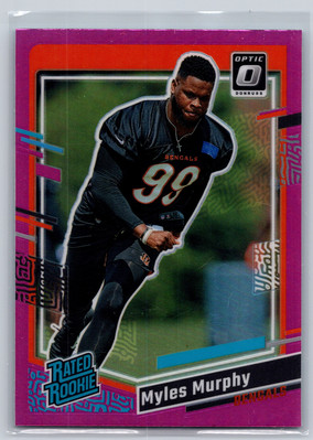 2023 Donruss Optic #320 Myles Murphy Pink Prizm