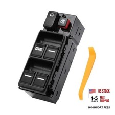 Front Driver Side Master Power Window Switch for 2003-07 Accord DX LX Hybrid 4