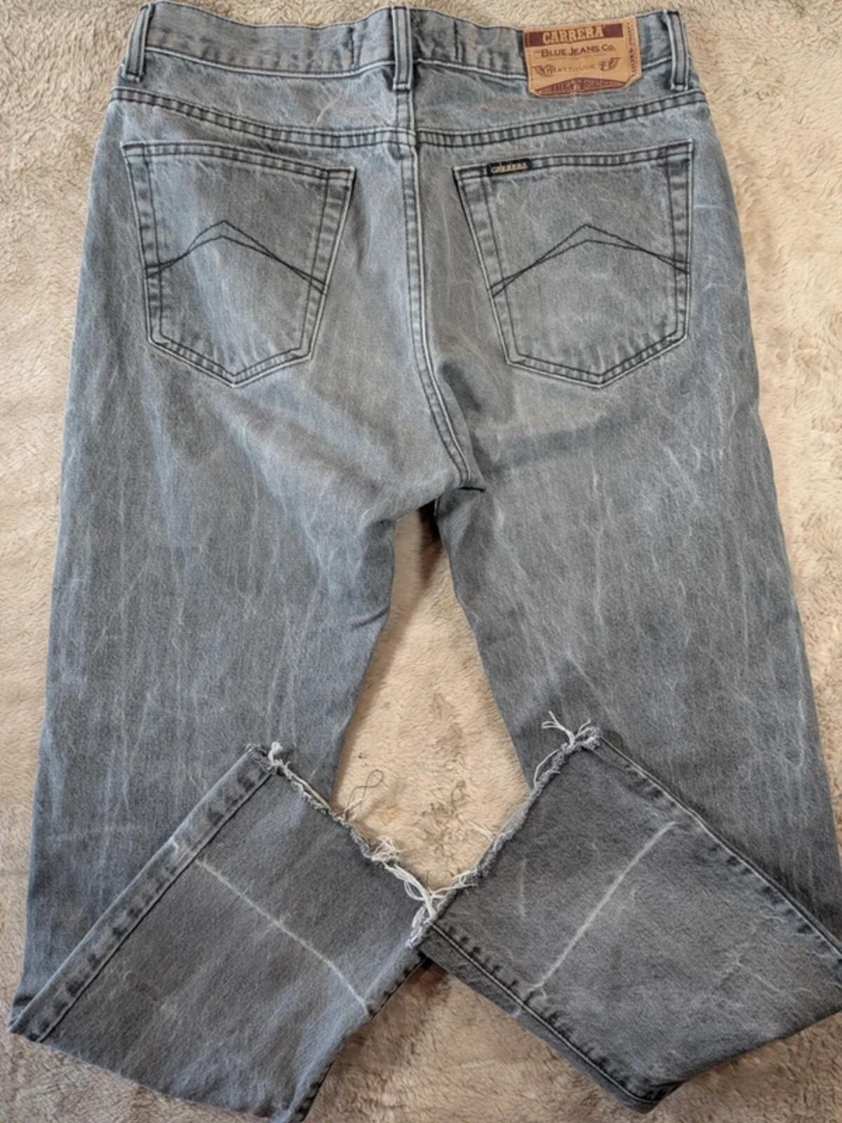 Vintage Carrera 710 Grey Straight Leg Jeans W34 L31 image 3