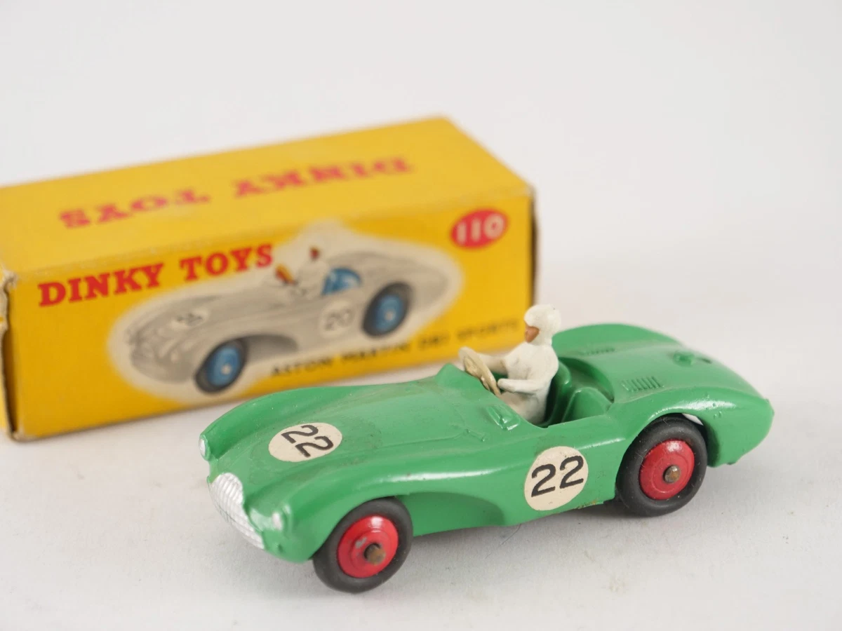 ORIGINALE DINKY TOYS FRANCE - 1/43 - ASTON MARTIN DB3 N°13 - REF 506