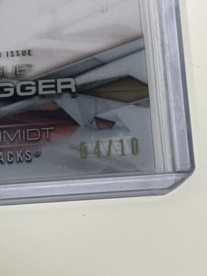 2018 Topps Clearly Authentic Autographs - Purple 04/10 Paul Goldschmidt /99 (AU) - Image 3 of 3