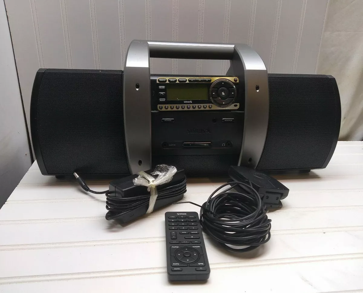 Sirius SubX1 Boombox with Stratus 7 Radio Home Audio