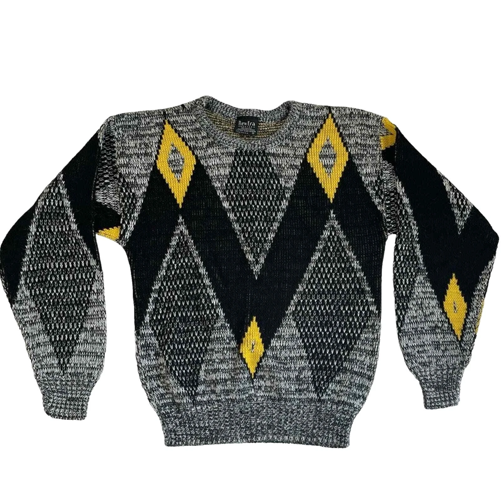 Suéteres de cuello redondo de acrílico New Era para hombres