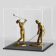 SVENJBB Acrylic Display Case 9x9x9 Inch Acrylic Boxes for Display Clear Displ...