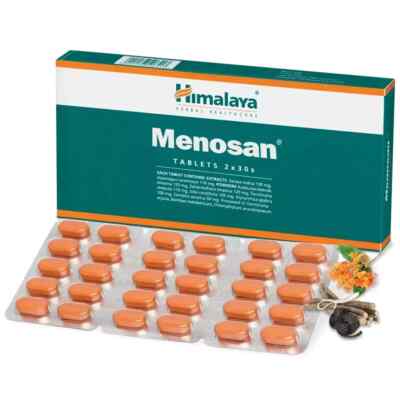 Himalaya Herbal Menosan 2 x 30 tablets( pack of 1) Free Shipping