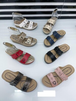 Ladie Women's Sandals Slipper Light Comfy Cushioned Open Toe Summer Shoe Size Uk