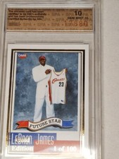 2003 OMR Future Star Gold card Lebron James Graded 10 Gem Mint