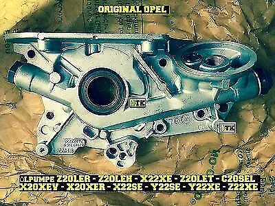 ORIGINAL OPEL oil pump Astra G + Zafira A 2.0 X20XER X20XEV Z20LET OPC oil pump