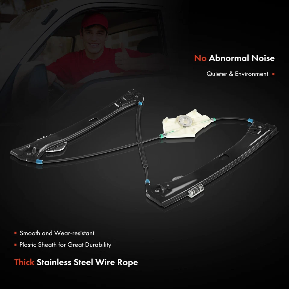 Regulador de ventana sin motor para Mercedes Benz W221 S450 S550 S63 AMG delantero derecho Foto 4 de 4