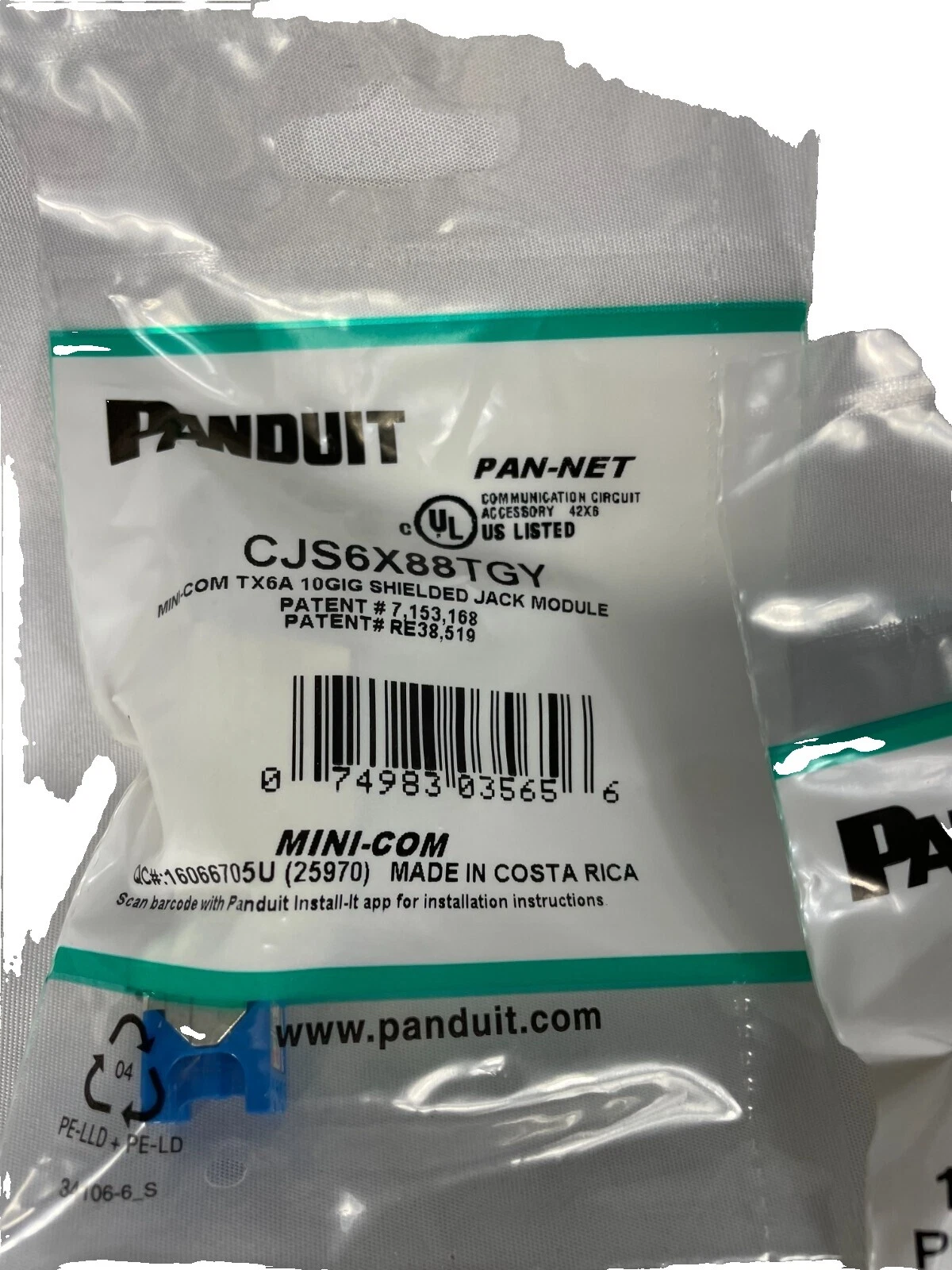 Panduit Networking Cable Plugs, Jacks & Wall Plates