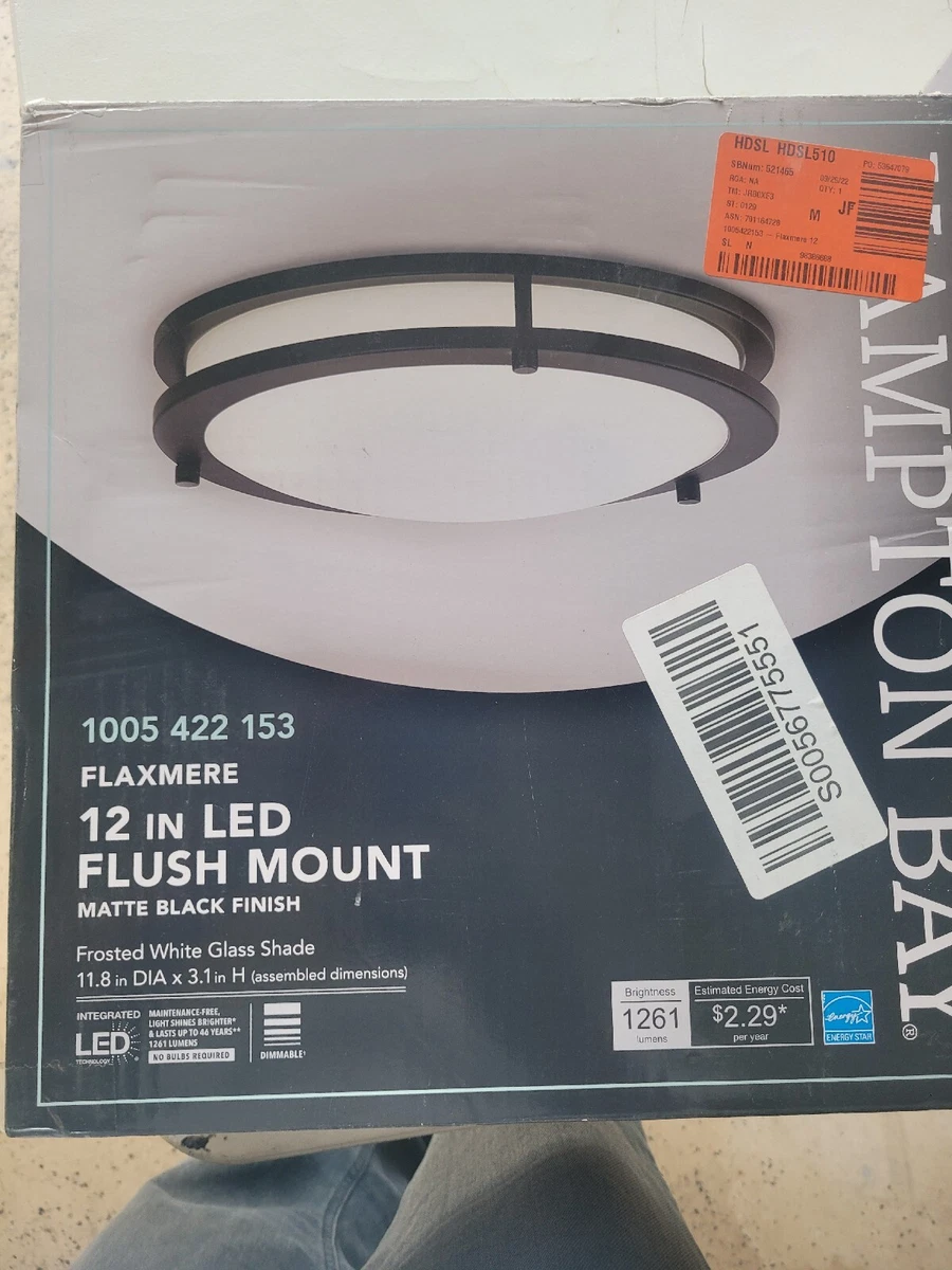 Hampton bay flaxmere black outlet