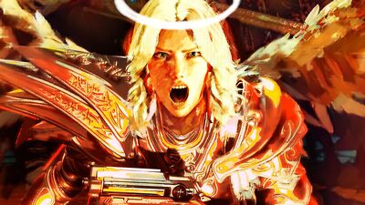 Marvel bpm bullets per minute valkyria women gun open playmat gaming mat