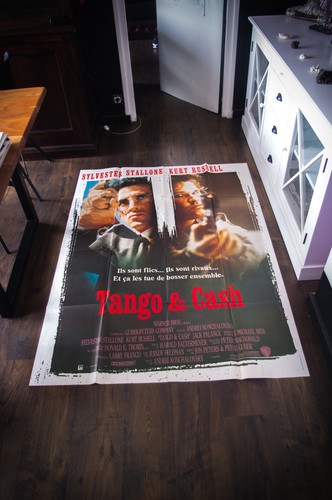 TANGO AND CASH (1989) - Stallone - Original French Movie Poster – Large Fold