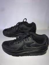 Nike Air Max 90 LTR GS Youth 7Y Women's 8.5 CD6864 001 Triple Black