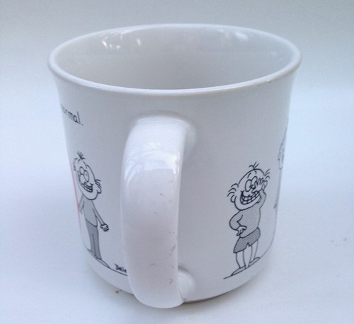 Mug Dale Recycled Paper Products "Closest to Normal" 1980's mug Made in Japan - Picture 4 of 7