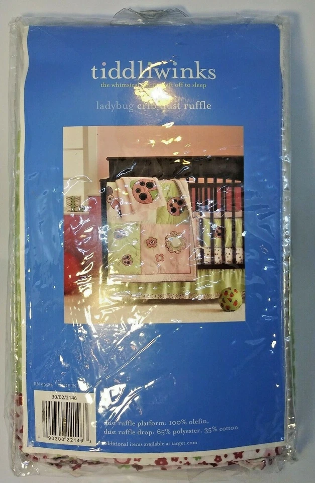 Cuna Polvo Volantes Tiddliwinks la manera caprichosa de la deriva de dormir señora insecto Nuevo Foto 2 de 4