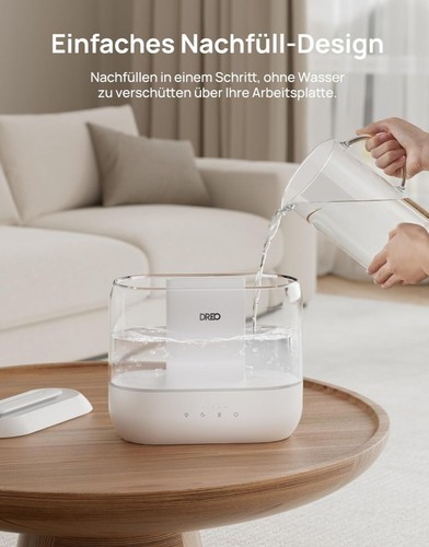 Dreo Humidifiers for Bedroom, Top Fill 4L Supersized Cool Mist Humidifier,... - Picture 10 of 12