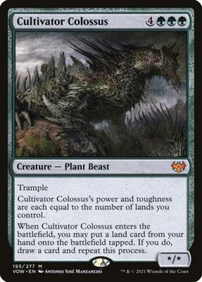 MTG Cultivator Colossus  - Innistrad: Crimson Vow #195