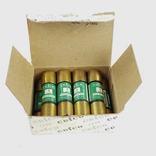 Box of 9 Cefco REN-1 Renewable 1A 250V Time Lag Fuses
