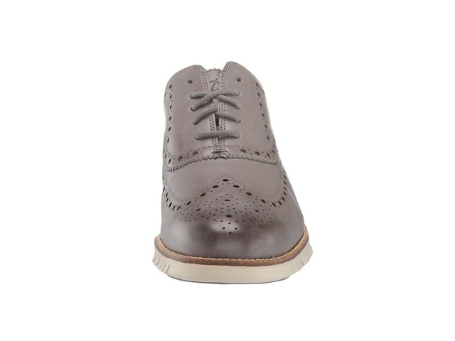 Men's Shoes Cole Haan ZEROGRAND WING Oxfords Leather C25007 IRONSTONE / IVORY for sale online