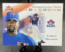 2002 Fleer Premium International Pride #6 Carlos Delgado - Toronto Blue Jays