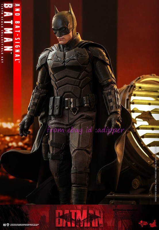 Hot Toys Mms641 1/6 The Batman Batman And Bat-Signal Deluxe