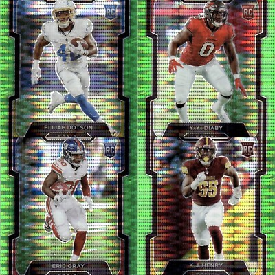 2023 Panini Prizm Football Neon Green Prizm 1-400 You Pick Complete Your Set