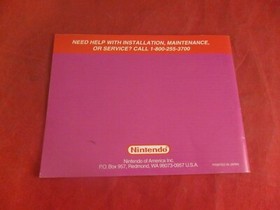 Wario's Woods Nintendo NES Instruction Manual Booklet ONLY
