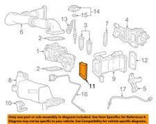 GM OEM 11-16 Sierra 2500 HD Emission Components-Cooler Gasket 98065521