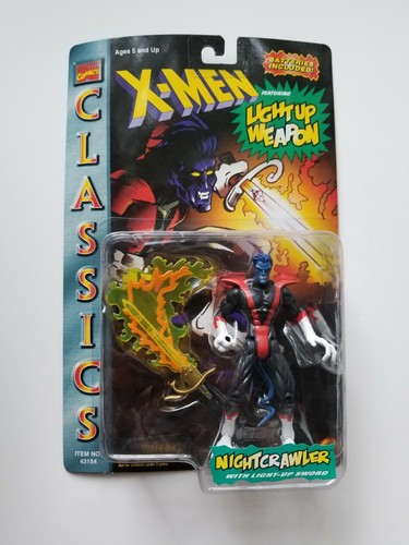 Marvel Classics X-Men Nightcrawler Action Figure Variant Red ToyBiz Vintage 1996 - 第 1/3 張圖片
