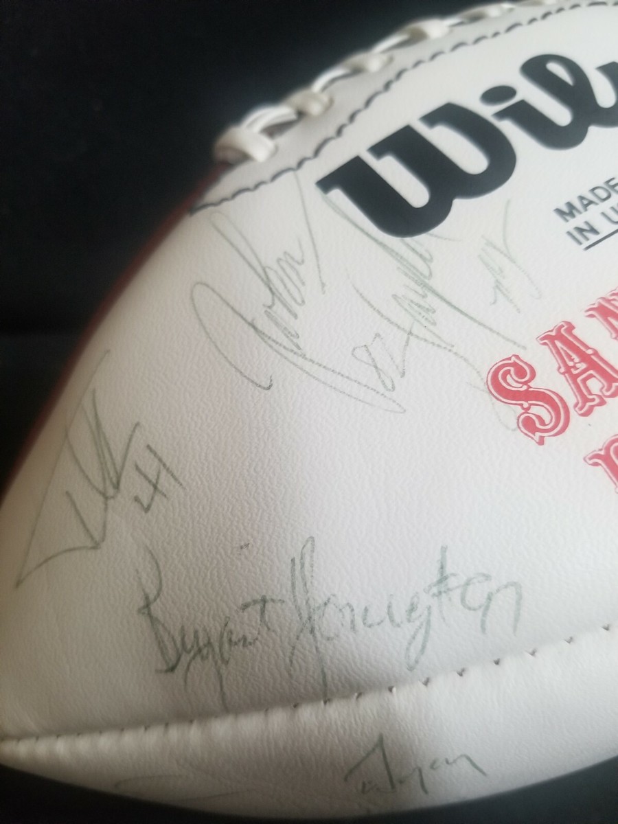 San Francisco 49ers Super Bowl XXIX Champions team signed