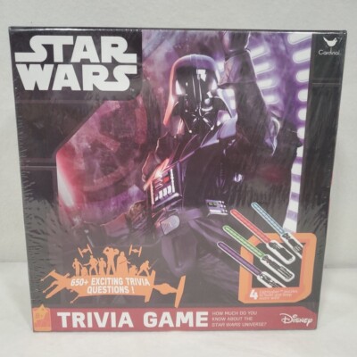 Star Wars Trivia Game by Disney 650 Plus Questions Age 8+ New In Box Sealed