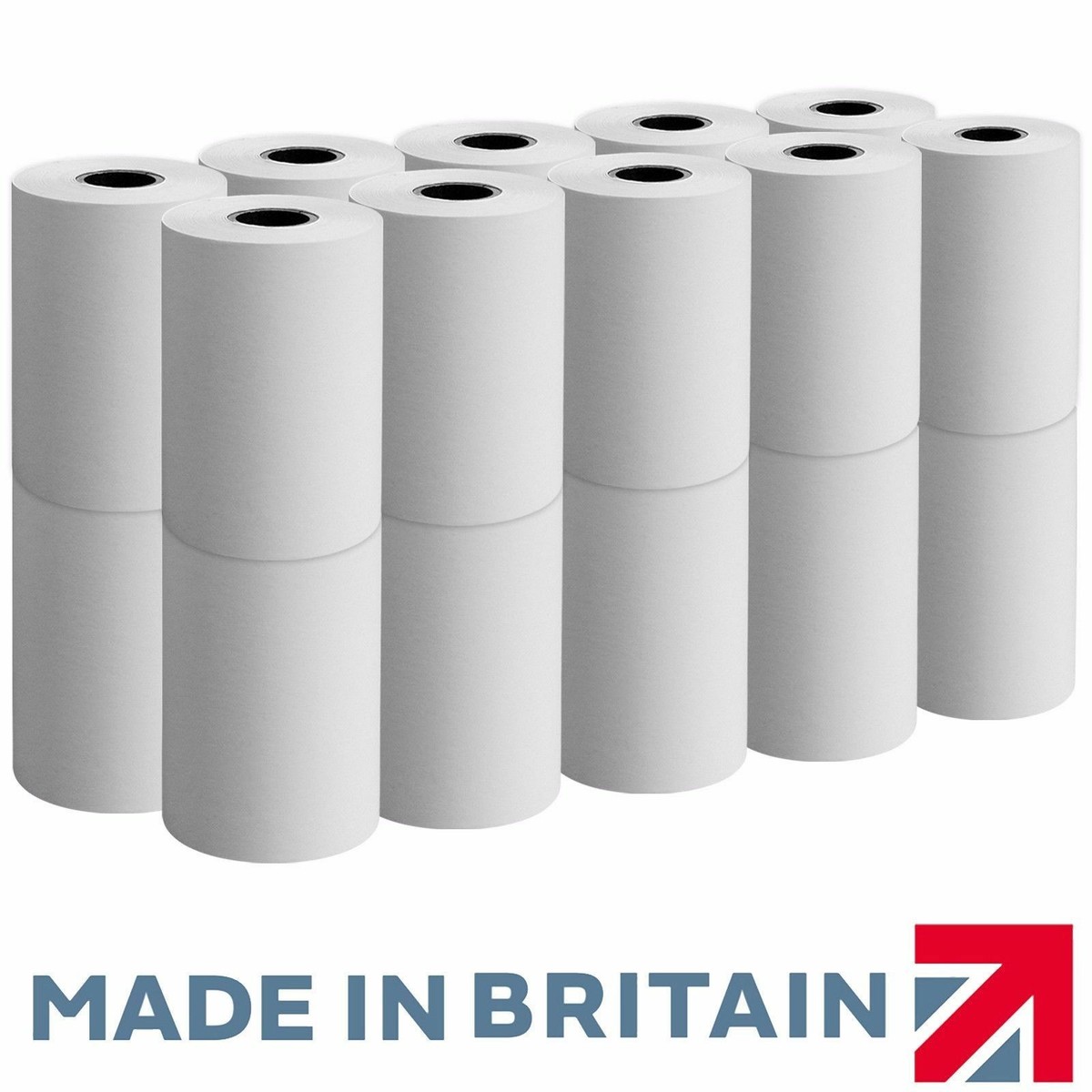 Carta Termica Rotoli 20 Rotoli Di Carta Termica Per Macchine Carte Di Credito - 57x40mm, Compatibile Con Worldpay E Ingenico Rotoli 57x40mm Per POS