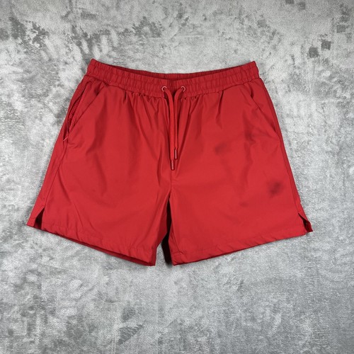 Maison Article Shorts Mens Large Red Premium Essential Pockets - Minor Stain