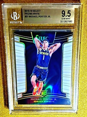 18-19 RC AUTO MICHAEL PORTER JR. BGS9（NBA AUTOGRAPHED CARDS 