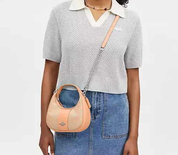 Coach Carmen Mini Crossbody In Signature Jacquard | eBay