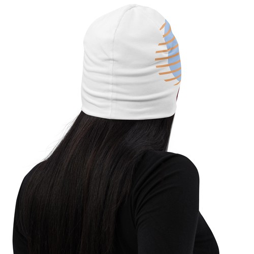 Abraza estilo audaz: descubre el gorro único con estampado geométrico por todas partes - Imagen 3 de 13