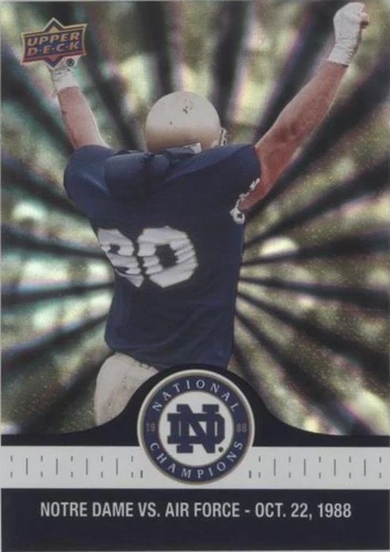 2017 Upper Deck Notre Dame 1988 Championship Frank Stams #57