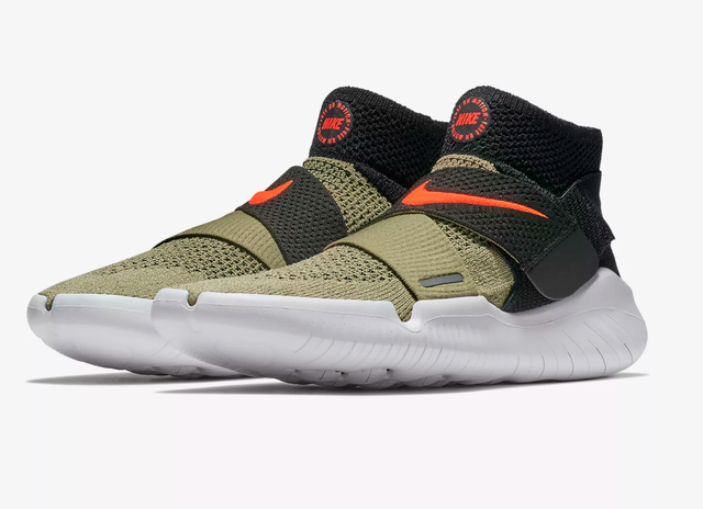 nike free run olive green