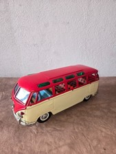 1960s Bandai VW Volkswagen Bus 4016 Tin Toy Battery Operated Working Japan
