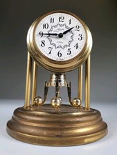 Schmid 8 Day  Vintage West German Mechanical Rotating Small Mantel Clock