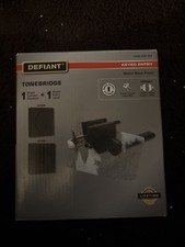 Defiant Tonebridge Matte Black Single Cylinder Combo Pack Square Series Leverset