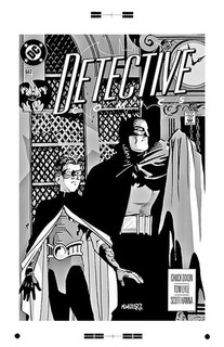 Matt Wagner Detective Comics #647 Rare Large Production Art Cover Mono