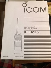 ICOM IC-M15 Handheld Marine VH Transceiver Original Boxes and Literature Only 